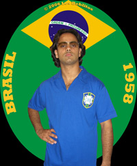 Brazil 1958 Away Jersey by Umbro