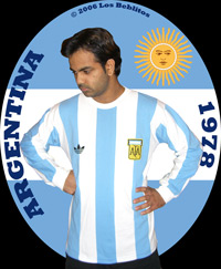 Argentina 1978 Home Jersey by Adidas