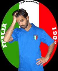 Italy 1982 Home Jersey by Le Coq Sportif