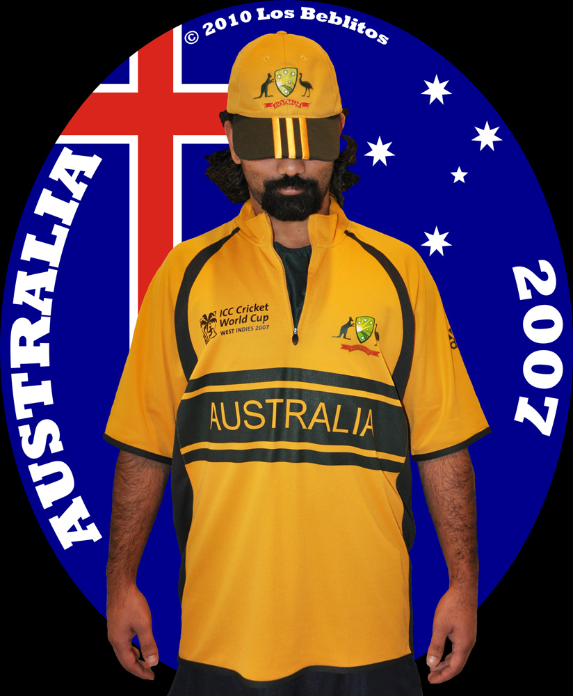 australia 2007 world cup jersey